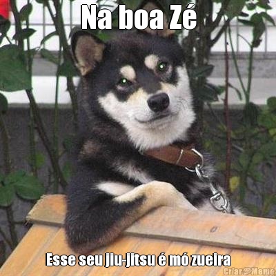 Na boa Z� Esse seu jiu-jitsu � m� zueira