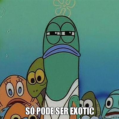  S� PODE SER EXOTIC