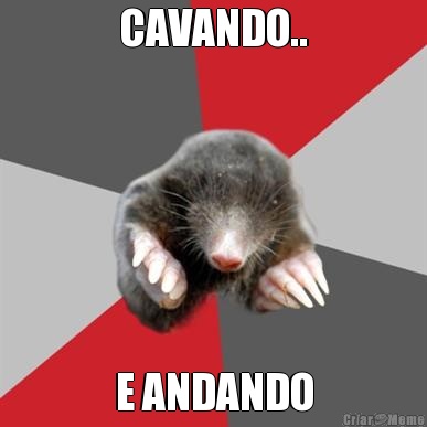 CAVANDO.. E ANDANDO