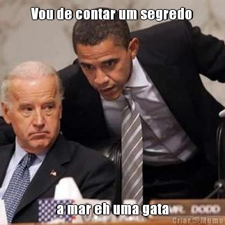 Vou de contar um segredo a mar eh uma gata