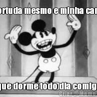 Sortuda mesmo e minha cama que dorme todo dia comigo