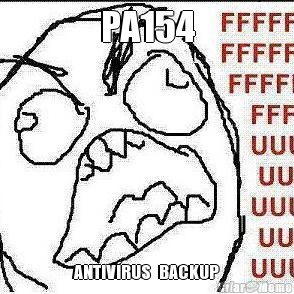 PA154 ANTIV�RUS   BACKUP