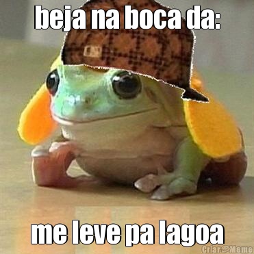 beja na boca da: me leve pa lagoa