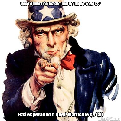 Voc� ainda n�o fez sua matricula no Y�zigi?? Est� esperando o que? Matricule-se j�!!