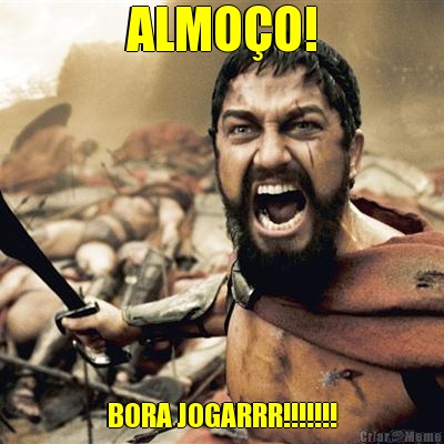 ALMO�O! BORA JOGARRR!!!!!!!
