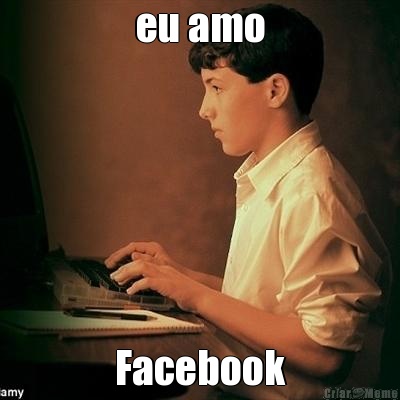 eu amo Facebook