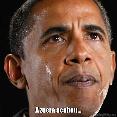  A zuera acabou ...