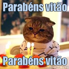 Parab�ns vit�o Parab�ns vit�o