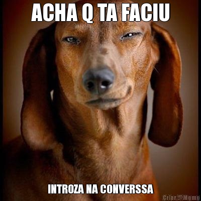 ACHA Q TA FACIU INTROZA NA CONVERSSA