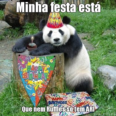 Minha festa est� Que nem Ruffles s� tem AR!