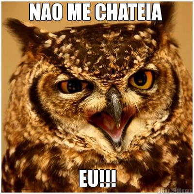 NAO ME CHATEIA  EU!!!