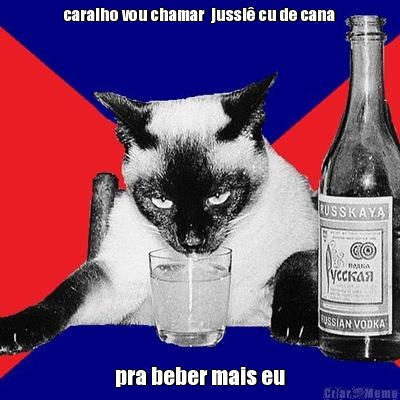 caralho vou chamar  jussi� cu de cana pra beber mais eu