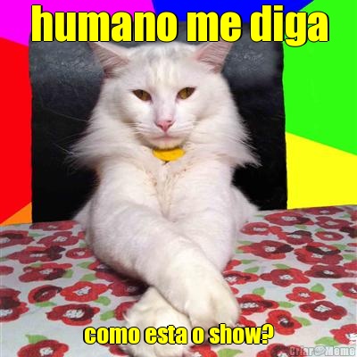 humano me diga como esta o show?