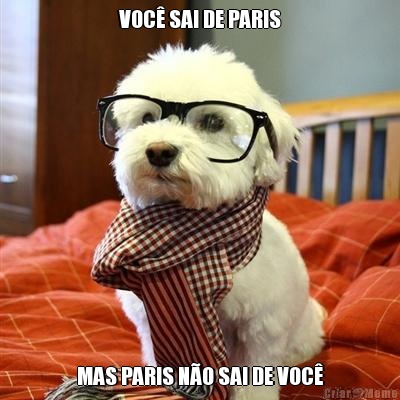 VOC� SAI DE PARIS MAS PARIS N�O SAI DE VOC�