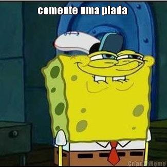 comente uma piada  