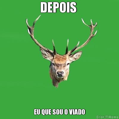 DEPOIS  EU QUE SOU O VIADO