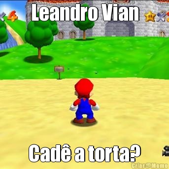 Leandro Vian Cad� a torta?