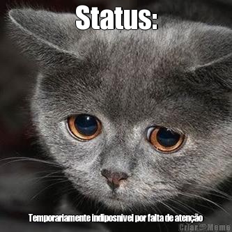 Status: Temporariamente indiposnivel por falta de aten��o
