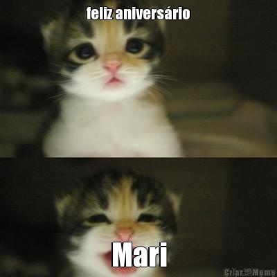 feliz anivers�rio Mari