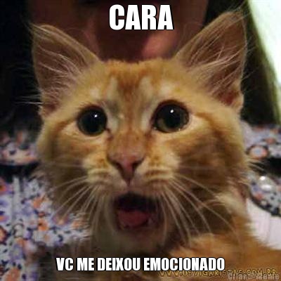 CARA VC ME DEIXOU EMOCIONADO