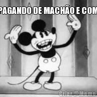 FICA PAGANDO DE MACH�O E COMEDOR 