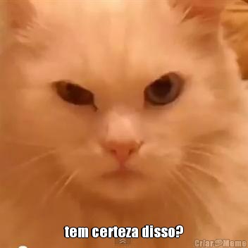  tem certeza disso?