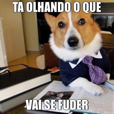 TA OLHANDO O QUE VAI SE FUDER