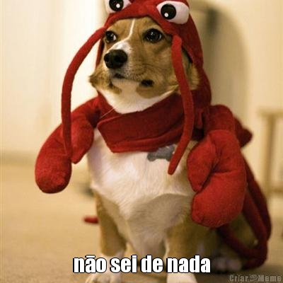  nāo sei de nada