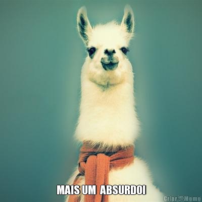 MAIS UM  ABSURDO!