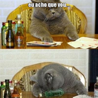 eu acho que vou. . . 