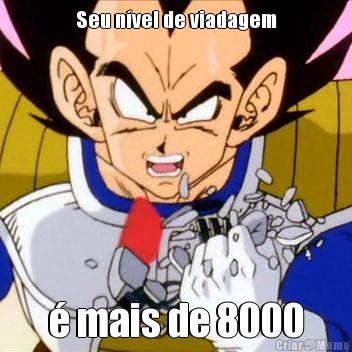 Seu n�vel de viadagem � mais de 8000