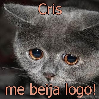 Cris me beija logo!