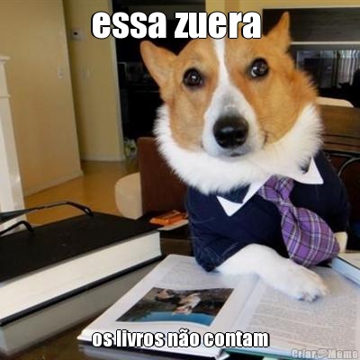 essa zuera  os livros n�o contam