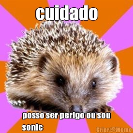 cuidado posso ser perigo ou sou
sonic