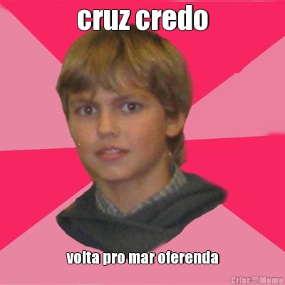 cruz credo volta pro mar oferenda