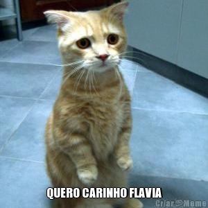  QUERO CARINHO FLAVIA