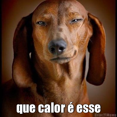  que calor � esse