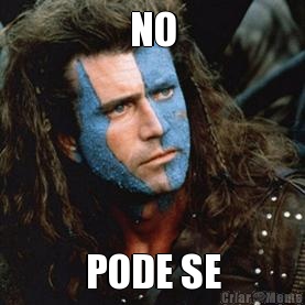 NO PODE SE