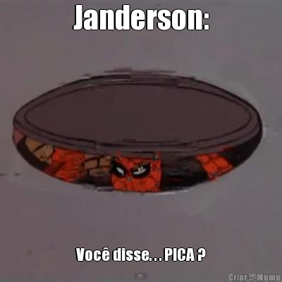 Janderson: Voc� disse. . . PICA ?