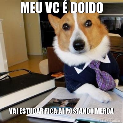 MEU VC � DOIDO VAI ESTUDAR FICA AI POSTANDO MERDA