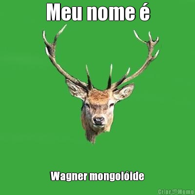 Meu nome � Wagner mongol�ide