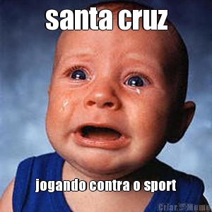 santa cruz jogando contra o sport