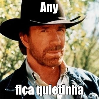 Any fica quietinha