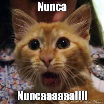 Nunca Nuncaaaaaa!!!!
