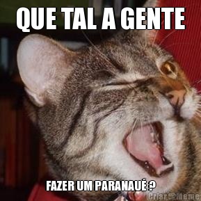 QUE TAL A GENTE FAZER UM PARANAU� ?