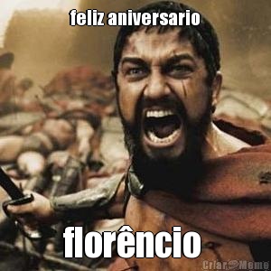 feliz aniversario flor�ncio 