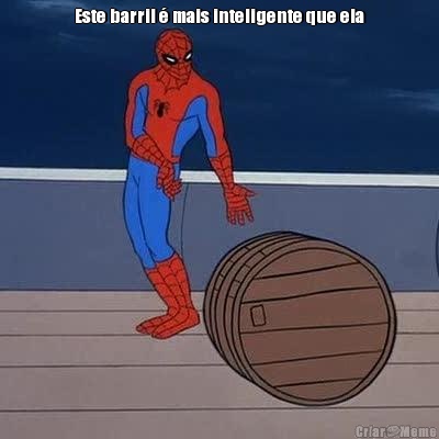 Este barril � mais inteligente que ela 