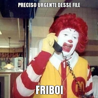 PRECISO URGENTE DESSE FILE FRIBOI