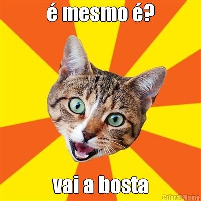 � mesmo �? vai a bosta