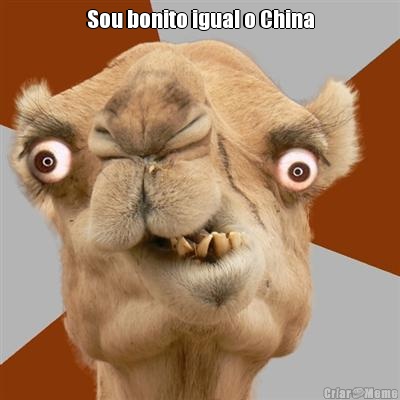 Sou bonito igual o China 
